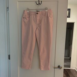 Wit & Wisdom Light Pink Ankle Jeans